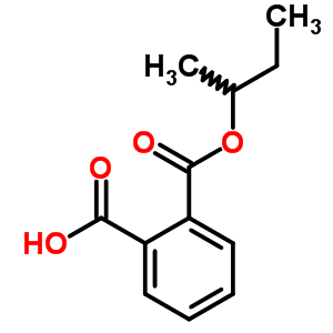 鄰苯二甲酸單仲丁酯結(jié)構式_53623-59-9結(jié)構式
