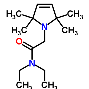 1-(N,n-diethylaminoacetyl)-2,2,5,5-tetramethyl-3-pyrrolineStructure,53725-39-6Structure 1-(N,n-diethylaminoacetyl)-2,2,5,5-tetramethyl-3-pyrroline Structure,53725-39-6Structure