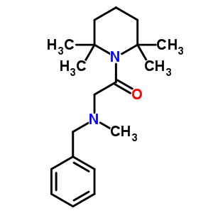 1-(N-benzyl-n-methylglycyl)-2,2,6,6-tetramethylpiperidineStructure,53725-44-3Structure 1-(N-benzyl-n-methylglycyl)-2,2,6,6-tetramethylpiperidine Structure,53725-44-3Structure