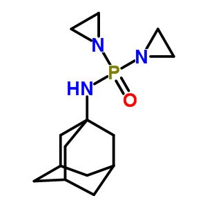 P,p-bis(1-aziridinyl)-n-(1-adamantyl)phosphinamideStructure,53743-43-4Structure P,p-bis(1-aziridinyl)-n-(1-adamantyl)phosphinamide Structure,53743-43-4Structure
