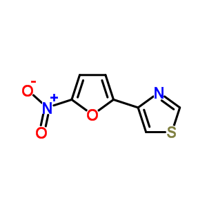 4-(5-Nitro-2-furyl)thiazoleStructure,53757-28-1Structure 4-(5-Nitro-2-furyl)thiazole Structure,53757-28-1Structure