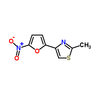 2-Methyl-4-(5-nitro-2-furyl)thiazoleStructure,53757-29-2Structure 2-Methyl-4-(5-nitro-2-furyl)thiazole Structure,53757-29-2Structure