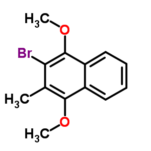 2-Bromo-1,4-dimethoxy-3-methyl-naphthaleneStructure,53772-33-1Structure 2-Bromo-1,4-dimethoxy-3-methyl-naphthalene Structure,53772-33-1Structure