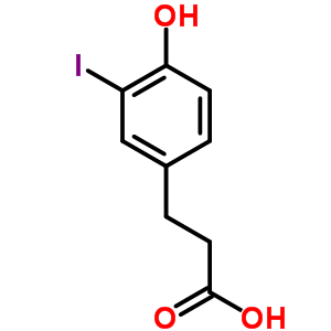 3-(4-Hydroxy-3-iodophenyl)propionic acidStructure,53937-19-2Structure 3-(4-Hydroxy-3-iodophenyl)propionic acid Structure,53937-19-2Structure