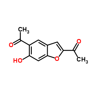 2,5-Diacetyl-6-hydroxybenzofuranStructure,53947-86-7Structure 2,5-Diacetyl-6-hydroxybenzofuran Structure,53947-86-7Structure