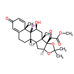 Triamcinolone acetonide 21-oic acid methyl esterStructure,53962-32-6Structure Triamcinolone acetonide 21-oic acid methyl ester Structure,53962-32-6Structure