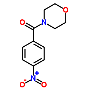 嗎啉(4-硝基苯基)甲酮結(jié)構(gòu)式_5397-76-2結(jié)構(gòu)式