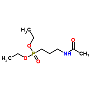 (9CI)-[3-(乙?；被?丙基]-磷酸二乙酯結(jié)構(gòu)式_54008-28-5結(jié)構(gòu)式
