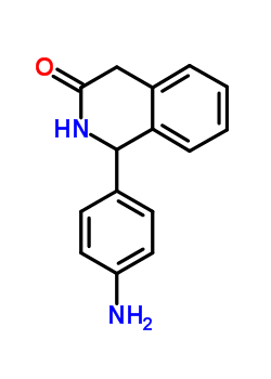 3(2H)-isoquinolinone, 1-(4-aminophenyl)-1,4-dihydro-Structure,54087-54-6Structure 3(2H)-isoquinolinone, 1-(4-aminophenyl)-1,4-dihydro- Structure,54087-54-6Structure