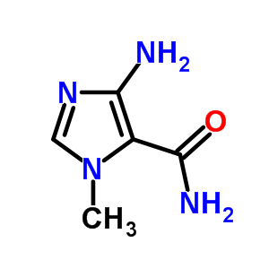 1H-imidazole-5-carboxamide,4-amino-1-methyl-(9ci) Structure,5413-89-8Structure
