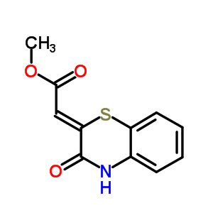 Acetic acid,2-(3,4-dihydro-3-oxo-2h-1,4-benzothiazin-2-ylidene)-, methyl esterStructure,54255-33-3Structure Acetic acid,2-(3,4-dihydro-3-oxo-2h-1,4-benzothiazin-2-ylidene)-, methyl ester Structure,54255-33-3Structure