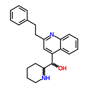 (2-Phenethylquinolin-4-yl)-(2-piperidyl)methanolStructure,5429-82-3Structure (2-Phenethylquinolin-4-yl)-(2-piperidyl)methanol Structure,5429-82-3Structure