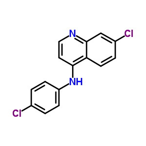 7-氯-n-(4-氯苯基)-4-喹啉胺結構式_5431-39-0結構式