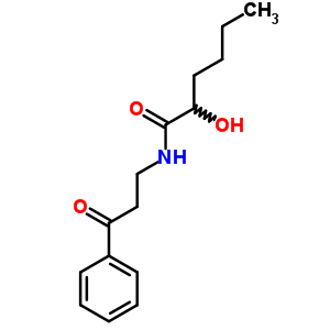 Hexanamide,2-hydroxy-n-(3-oxo-3-phenylpropyl)-Structure,5431-41-4Structure Hexanamide,2-hydroxy-n-(3-oxo-3-phenylpropyl)- Structure,5431-41-4Structure