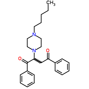 2-(4-Pentylpiperazin-1-yl)-1,4-diphenyl-butane-1,4-dioneStructure,5431-77-6Structure 2-(4-Pentylpiperazin-1-yl)-1,4-diphenyl-butane-1,4-dione Structure,5431-77-6Structure