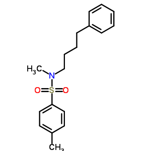 N,4-dimethyl-n-(4-phenylbutyl)benzenesulfonamideStructure,5435-07-4Structure N,4-dimethyl-n-(4-phenylbutyl)benzenesulfonamide Structure,5435-07-4Structure