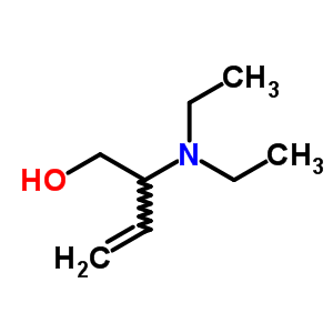 3-Buten-1-ol,2-(diethylamino)-Structure,5437-87-6Structure 3-Buten-1-ol,2-(diethylamino)- Structure,5437-87-6Structure