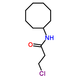 3-Chloro-n-cyclooctylpropanamideStructure,543711-67-7Structure 3-Chloro-n-cyclooctylpropanamide Structure,543711-67-7Structure