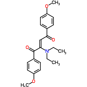 2-Butene-1,4-dione,2-(diethylamino)-1,4-bis(4-methoxyphenyl)-Structure,5438-92-6Structure 2-Butene-1,4-dione,2-(diethylamino)-1,4-bis(4-methoxyphenyl)- Structure,5438-92-6Structure