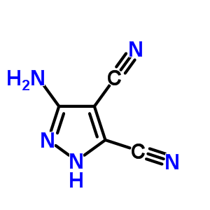 3-Aminopyrazole-4,5-dicarbonitrileStructure,54385-49-8Structure 3-Aminopyrazole-4,5-dicarbonitrile Structure,54385-49-8Structure
