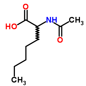 Heptanoic acid,2-(acetylamino)-Structure,5440-34-6Structure Heptanoic acid,2-(acetylamino)- Structure,5440-34-6Structure