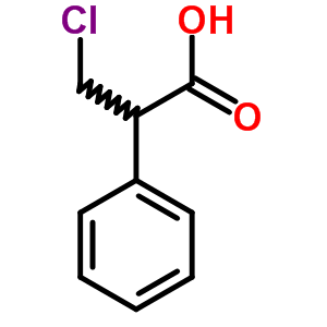 Benzeneacetic acid, a-(chloromethyl)-Structure,5441-69-0Structure Benzeneacetic acid, a-(chloromethyl)- Structure,5441-69-0Structure