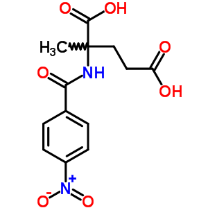 Glutamic acid,2-methyl-n-(4-nitrobenzoyl)-Structure,5442-45-5Structure Glutamic acid,2-methyl-n-(4-nitrobenzoyl)- Structure,5442-45-5Structure