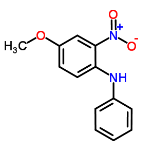4-Methoxy-2-nitro-n-phenyl-anilineStructure,5442-46-6Structure 4-Methoxy-2-nitro-n-phenyl-aniline Structure,5442-46-6Structure