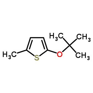 2-(1,1-Dimethylethoxy)-5-methylthiopheneStructure,54461-04-0Structure 2-(1,1-Dimethylethoxy)-5-methylthiophene Structure,54461-04-0Structure