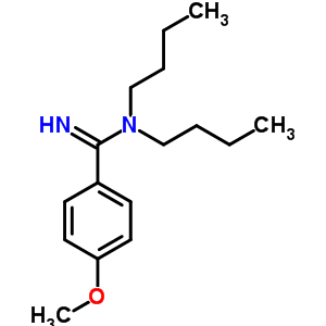 Benzenecarboximidamide,n,n-dibutyl-4-methoxy-, hydrochloride (1:1)Structure,5447-48-3Structure Benzenecarboximidamide,n,n-dibutyl-4-methoxy-, hydrochloride (1:1) Structure,5447-48-3Structure