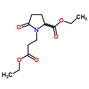 Ethyl 1-(2-ethoxycarbonylethyl)-5-oxo-pyrrolidine-2-carboxylateStructure,5447-61-0Structure Ethyl 1-(2-ethoxycarbonylethyl)-5-oxo-pyrrolidine-2-carboxylate Structure,5447-61-0Structure