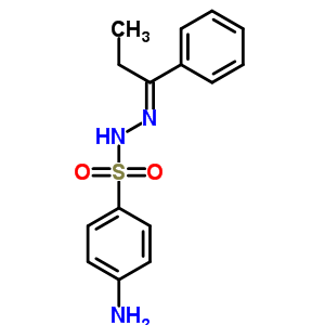 Benzenesulfonic acid,4-amino-, 2-(1-phenylpropylidene)hydrazideStructure,5448-84-0Structure Benzenesulfonic acid,4-amino-, 2-(1-phenylpropylidene)hydrazide Structure,5448-84-0Structure