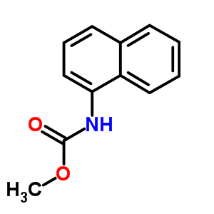 n-(1-萘)氨基甲酸甲酯結(jié)構(gòu)式_5449-00-3結(jié)構(gòu)式