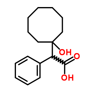 Cyclooctaneacetic acid,1-hydroxy-a-phenyl-Structure,5449-37-6Structure Cyclooctaneacetic acid,1-hydroxy-a-phenyl- Structure,5449-37-6Structure