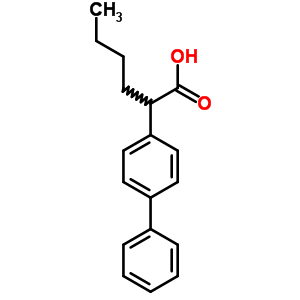 2-(4-Phenylphenyl)hexanoic acidStructure,5449-45-6Structure 2-(4-Phenylphenyl)hexanoic acid Structure,5449-45-6Structure