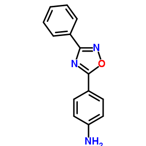 4-(3-Phenyl-1,2,4-oxadiazol-5-yl)anilineStructure,54494-12-1Structure 4-(3-Phenyl-1,2,4-oxadiazol-5-yl)aniline Structure,54494-12-1Structure