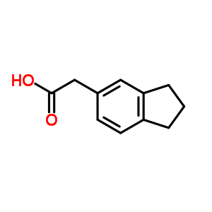 2,3-Dihydro-1H-inden-5-ylacetic acidStructure,5453-98-5Structure 2,3-Dihydro-1H-inden-5-ylacetic acid Structure,5453-98-5Structure