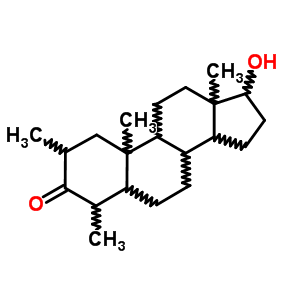 17Beta-hydroxy-2alpha,4alpha-dimethyl-5alpha-androstan-3-oneStructure,54550-08-2Structure 17Beta-hydroxy-2alpha,4alpha-dimethyl-5alpha-androstan-3-one Structure,54550-08-2Structure