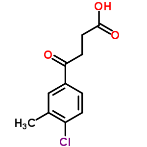 4-(4-Chloro-3-methylphenyl)-4-oxobutyric acidStructure,54557-91-4Structure 4-(4-Chloro-3-methylphenyl)-4-oxobutyric acid Structure,54557-91-4Structure