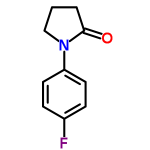 1-(4-Fluorophenyl)-2-pyrrolidinoneStructure,54660-08-1Structure 1-(4-Fluorophenyl)-2-pyrrolidinone Structure,54660-08-1Structure