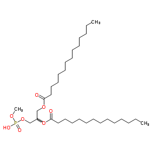 Dimyristic acid, 1-(((hydroxymethoxyphosphinyl)oxy)methyl)-1,2-ethanediyl esterStructure,54672-40-1Structure Dimyristic acid, 1-(((hydroxymethoxyphosphinyl)oxy)methyl)-1,2-ethanediyl ester Structure,54672-40-1Structure