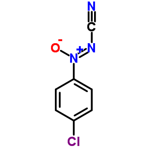 (4-Chlorophenyl)-diazenecarbonitrile 2-oxideStructure,54797-22-7Structure (4-Chlorophenyl)-diazenecarbonitrile 2-oxide Structure,54797-22-7Structure