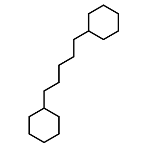 1,1’-(1,5-Pentanediyl)biscyclohexaneStructure,54833-31-7Structure 1,1’-(1,5-Pentanediyl)biscyclohexane Structure,54833-31-7Structure