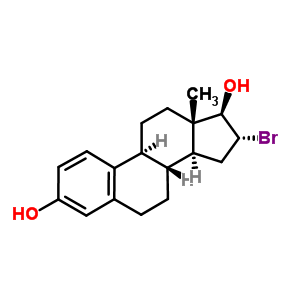 (16Alpha,17beta)-16-bromo-estra-1,3,5(10)-triene-3,17-diolStructure,54982-79-5Structure (16Alpha,17beta)-16-bromo-estra-1,3,5(10)-triene-3,17-diol Structure,54982-79-5Structure