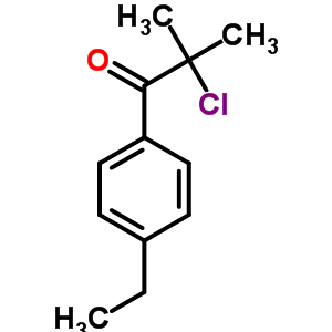 2-Chloro-1-(4-ethylphenyl)-2-methyl-1-propanoneStructure,55012-69-6Structure 2-Chloro-1-(4-ethylphenyl)-2-methyl-1-propanone Structure,55012-69-6Structure