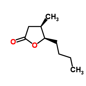 (4R,5r)-rel-5-butyldihydro-4-methyl-2(3h)-furanoneStructure,55013-32-6Structure (4R,5r)-rel-5-butyldihydro-4-methyl-2(3h)-furanone Structure,55013-32-6Structure
