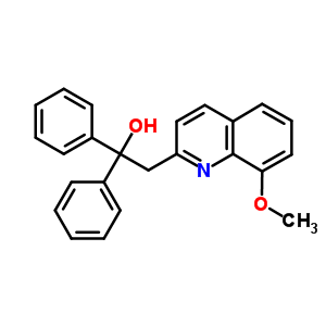 2-(8-Methoxyquinolin-2-yl)-1,1-diphenyl-ethanolStructure,55484-40-7Structure 2-(8-Methoxyquinolin-2-yl)-1,1-diphenyl-ethanol Structure,55484-40-7Structure