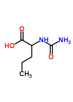 Norvaline,n-(aminocarbonyl)-Structure,55512-99-7Structure Norvaline,n-(aminocarbonyl)- Structure,55512-99-7Structure