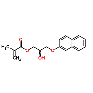 2-Hydroxy-3-beta-naphthoxypropyl methacrylateStructure,55526-86-8Structure 2-Hydroxy-3-beta-naphthoxypropyl methacrylate Structure,55526-86-8Structure