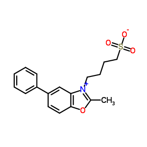 2-Methyl-5-phenyl-3-(4-sulfobutyl)-benzoxazolium hydroxide inner saltStructure,55526-94-8Structure 2-Methyl-5-phenyl-3-(4-sulfobutyl)-benzoxazolium hydroxide inner salt Structure,55526-94-8Structure